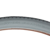 Close up of the 22 x 1 3/8 in. (37-501) Wheelchair Street Tire showing C-86 tread